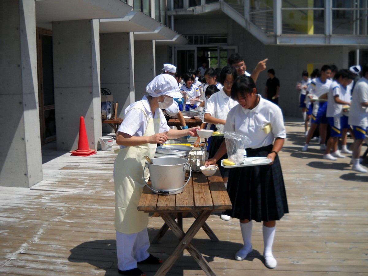 愛知県豊田市立旭中学校防災の日