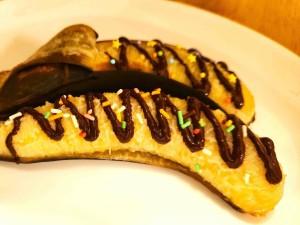 夏休み！チャレンジしよう～焼きバナナチョコ～
